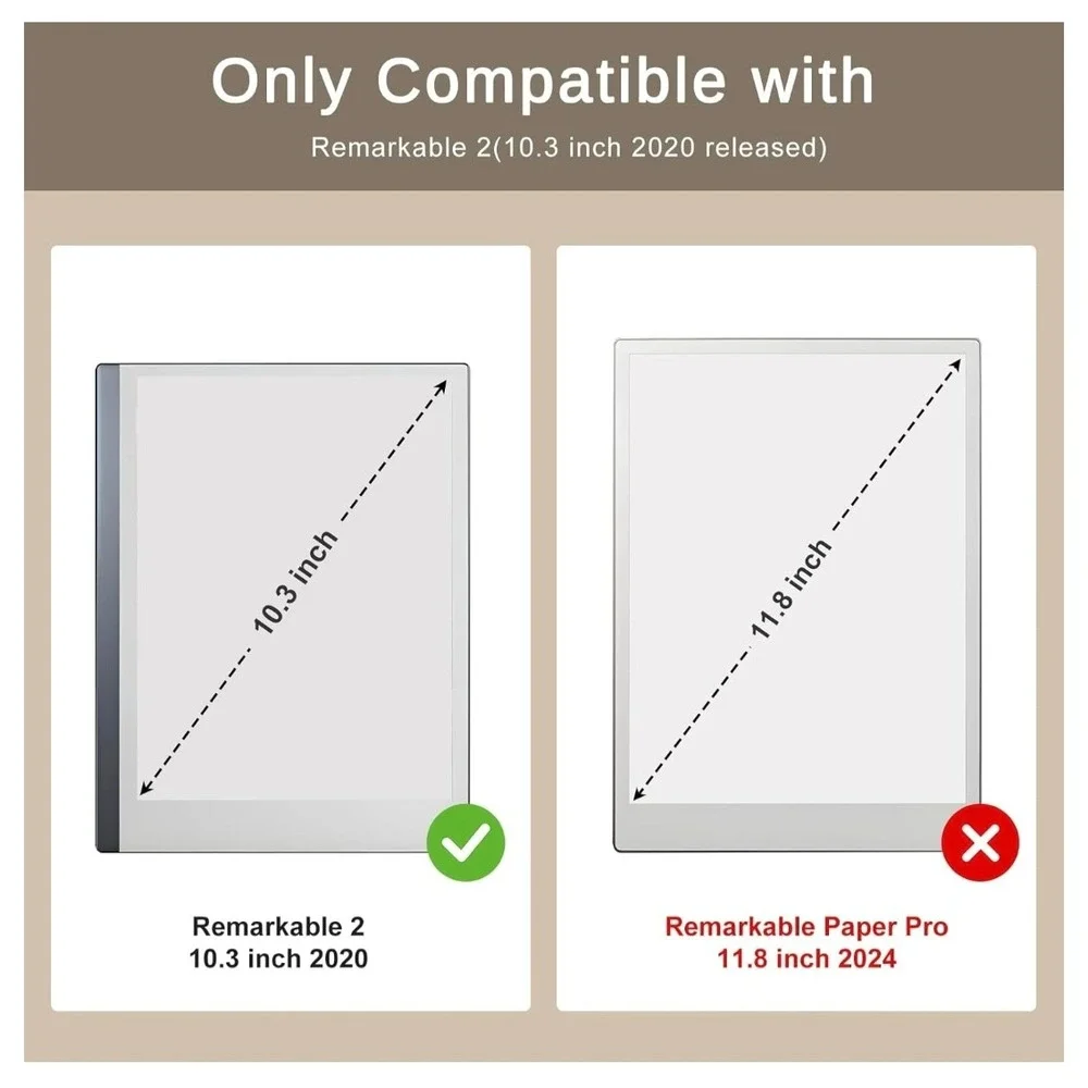 CoBak Case for Remarkable‎ 2 Paper Tablet Cover with Pen Holder Daisy Green